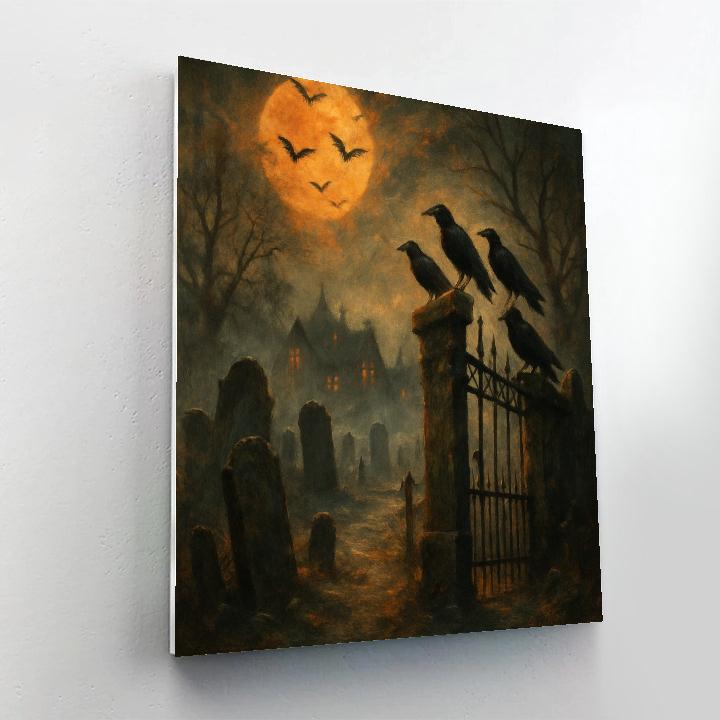 Ravenwatch Cemetery paint by number