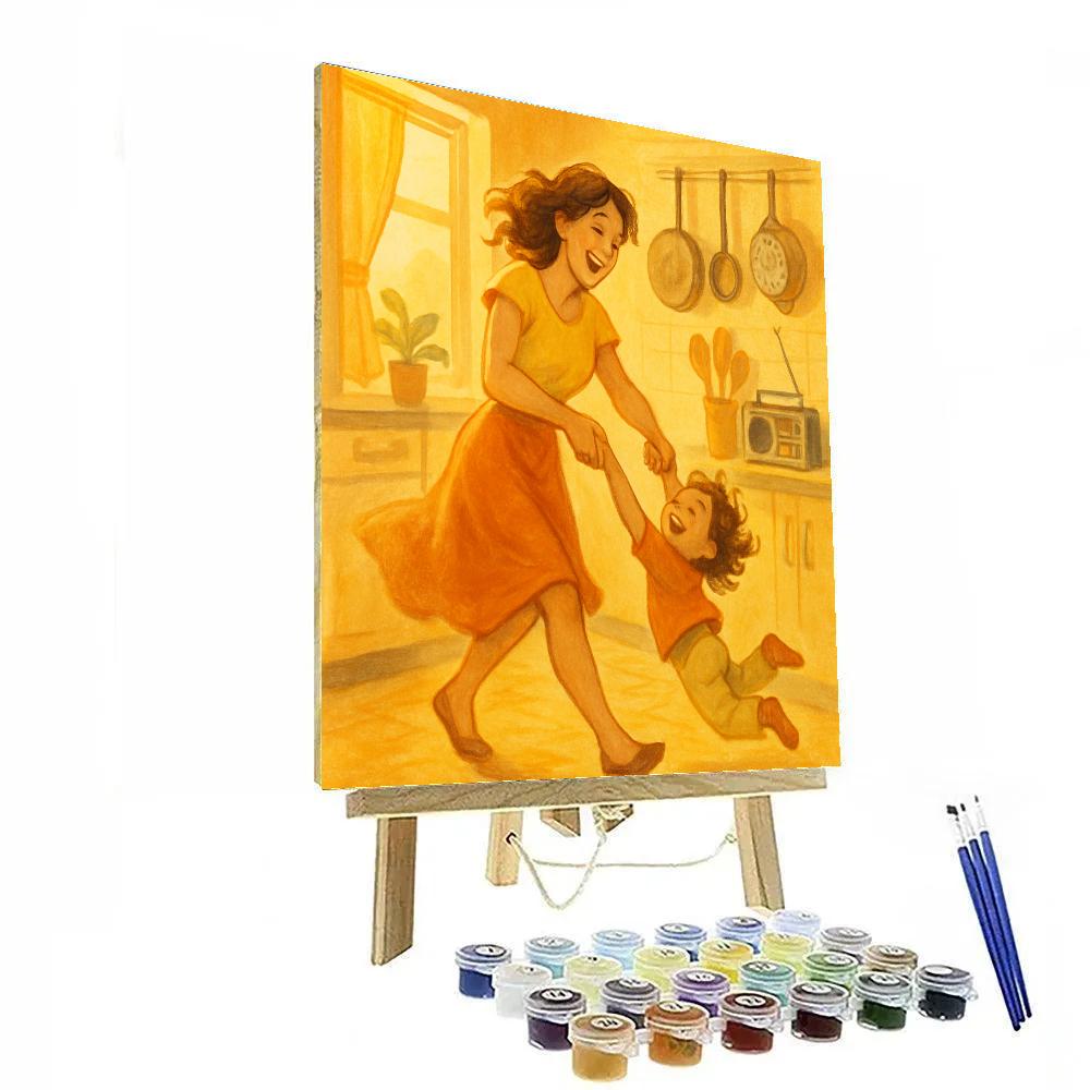 Learning To Dance In The Kitchen DIY paint by numbers