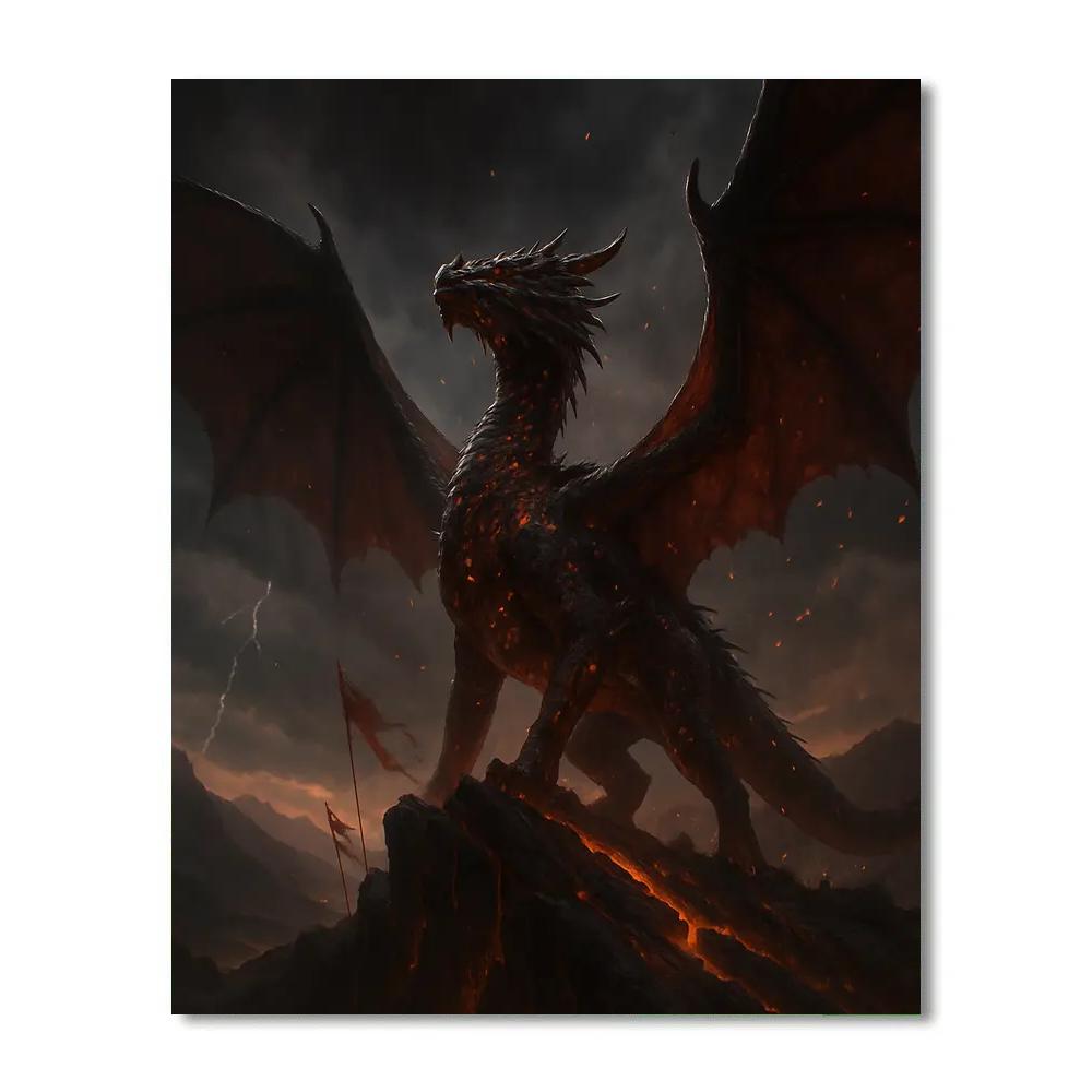 Dragon Ember Summit Numbered painting kits