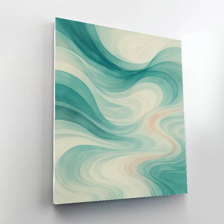 Abstract Tide Currents Paint by numbers art