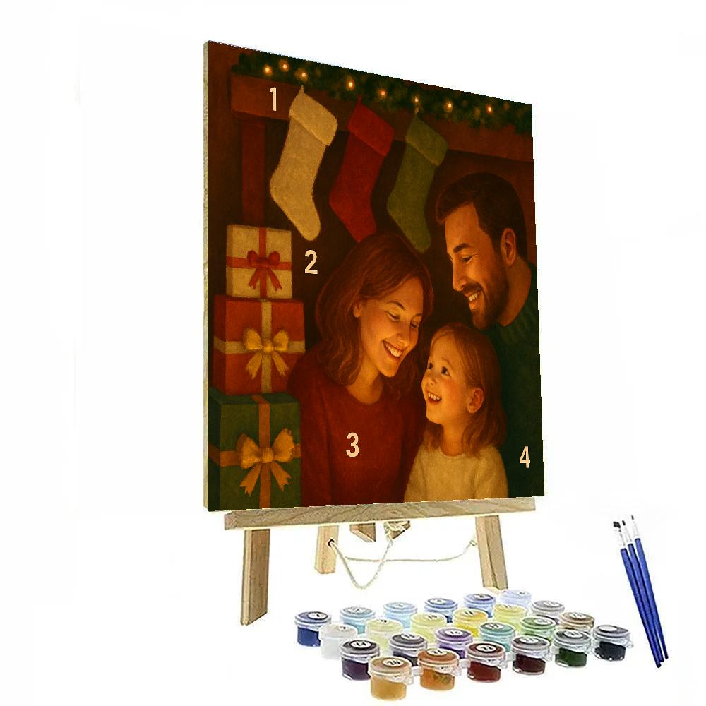 Gifts Beside The Hearth Number painting