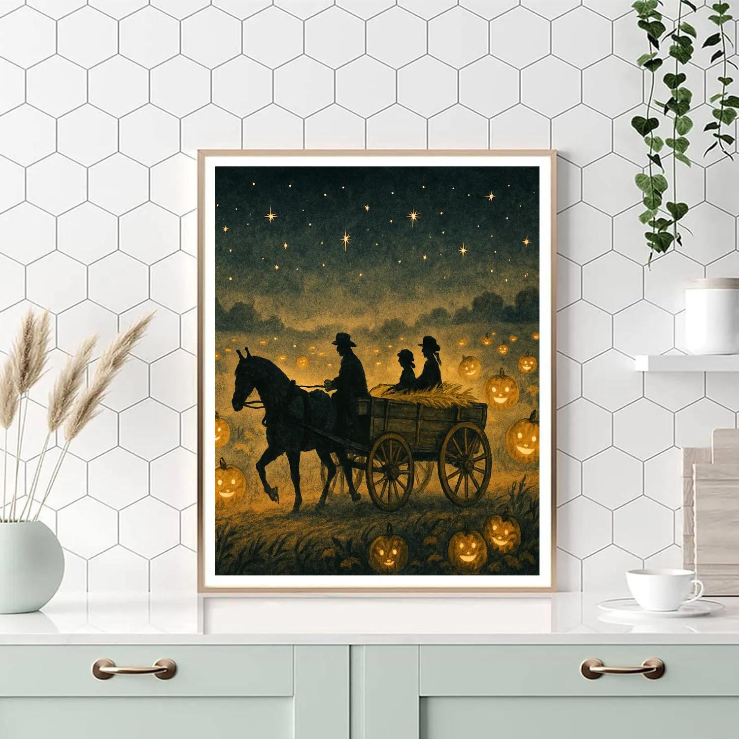 Starlit Hayride paint by color