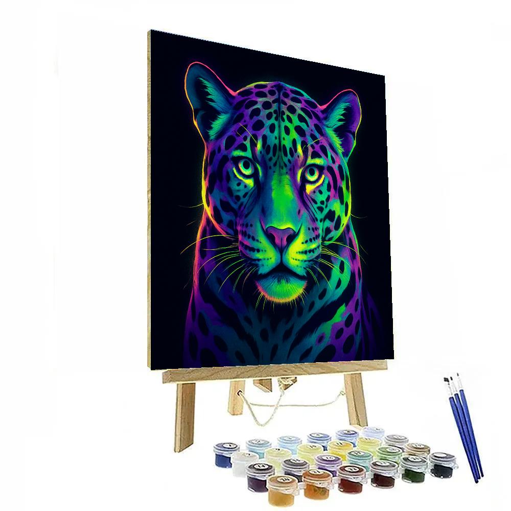 Electric Jaguar Majesty Paint by numbers kits
