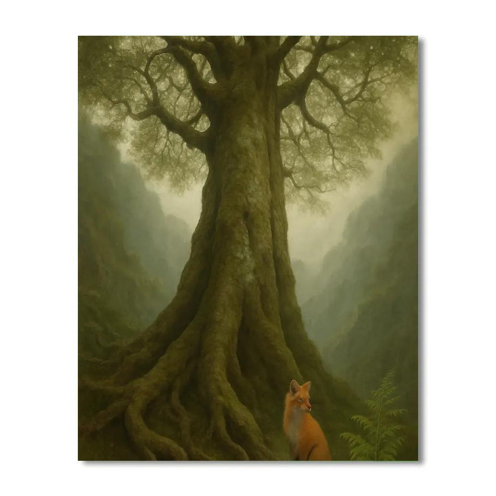 Tree Ancients Of The Glen Paint by numbers kits
