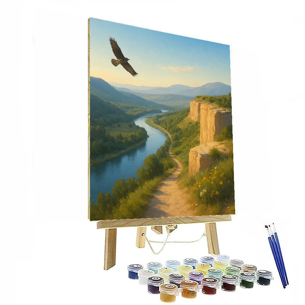 Landscape Valley Of Mornings Number painting