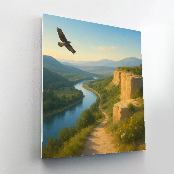 Landscape Valley Of Mornings Number painting