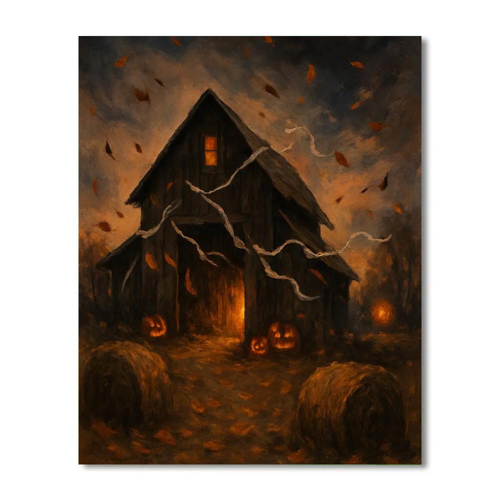 Twilight Barn Of Echoes Numbered painting kits
