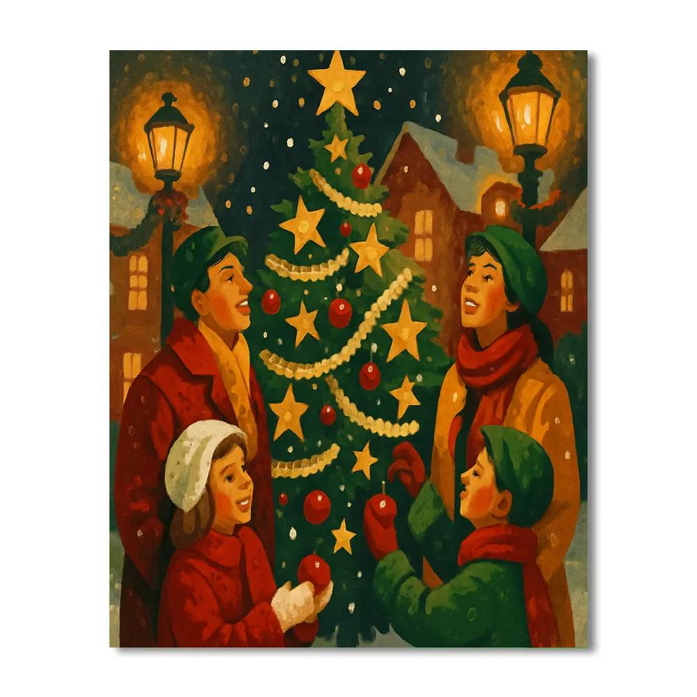Tinsel Town Reunion Number painting