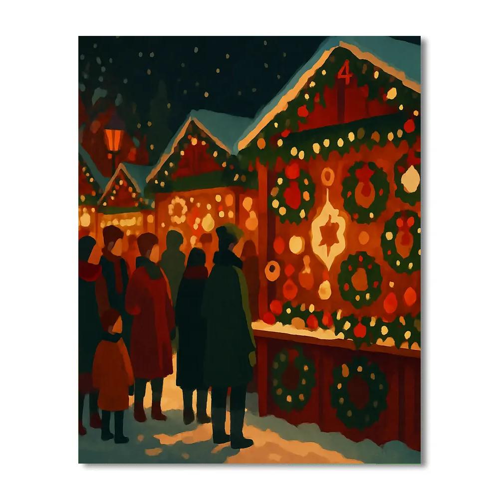 Noel Night Market paint by color