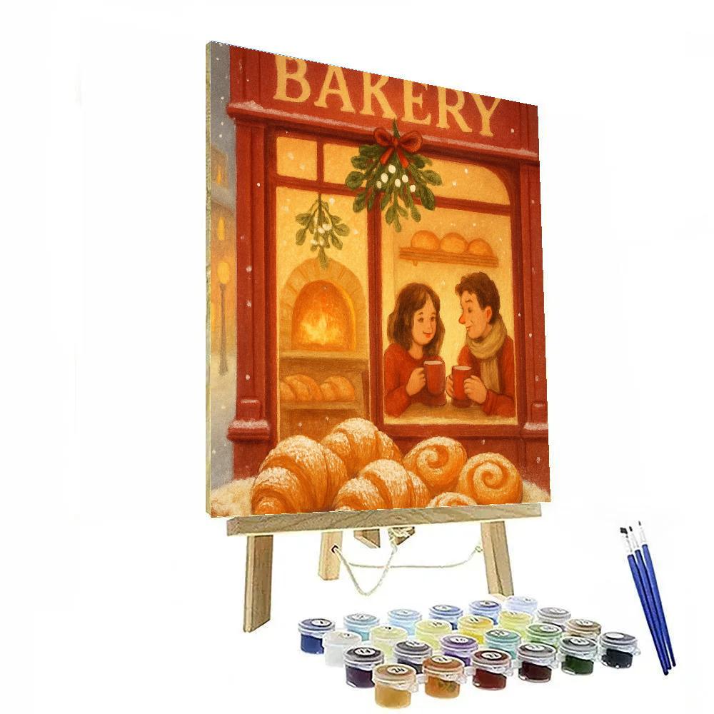 Mistletoe Bakery Morning painting number kit