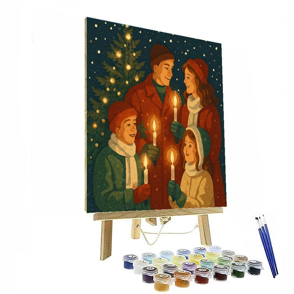 Starry Candlelit Evening Paint by numbers kits