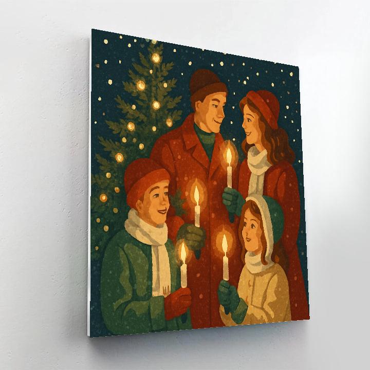 Starry Candlelit Evening Paint by numbers kits