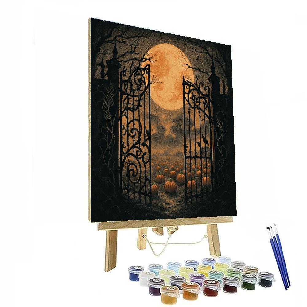 The Bone Orchard Gate Painting by numbers kit