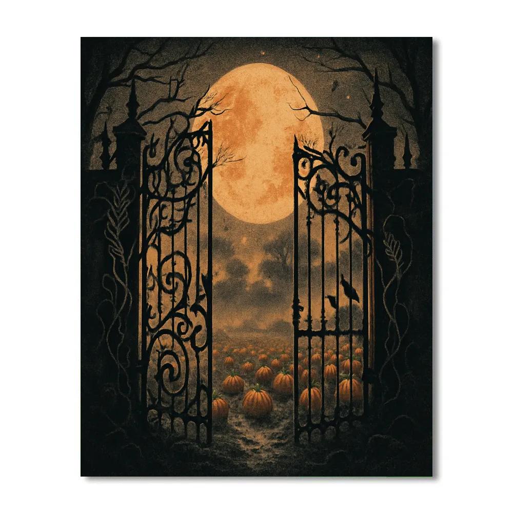 The Bone Orchard Gate Painting by numbers kit