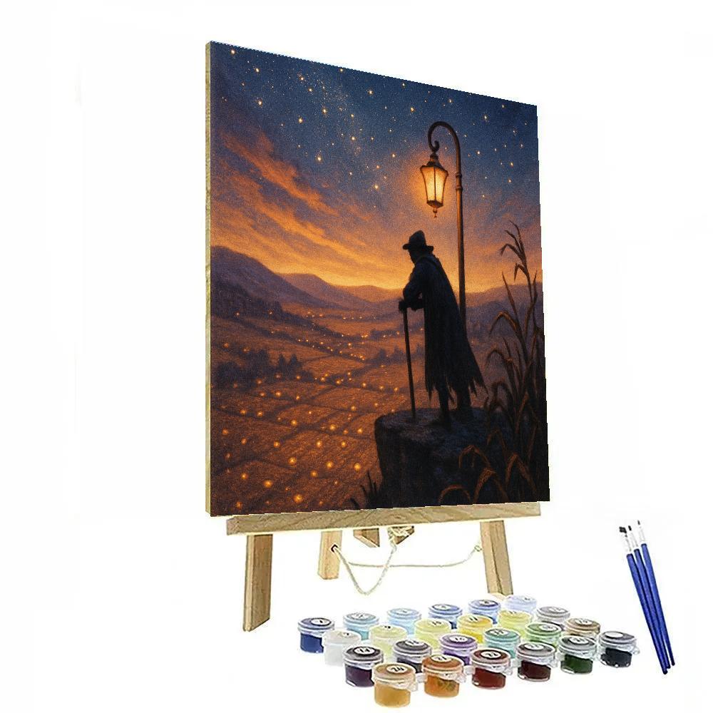 Midnight Harvest Overlook paint by number
