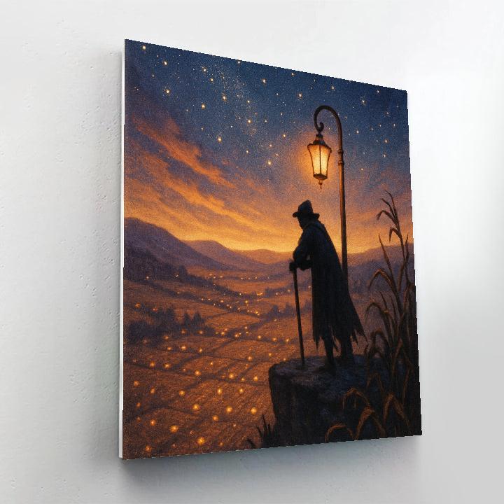 Midnight Harvest Overlook paint by number