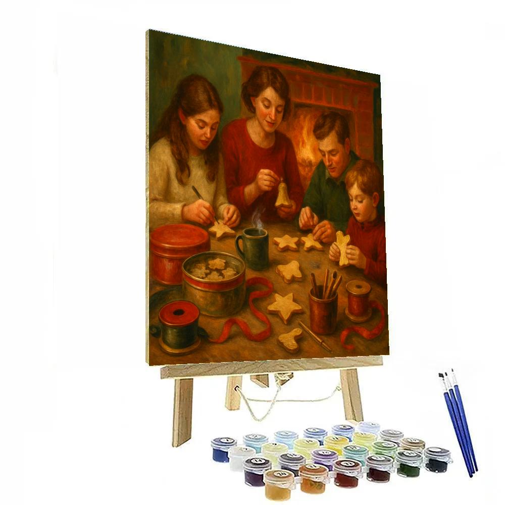 Hearthside Ornament Workshop Paint by numbers art