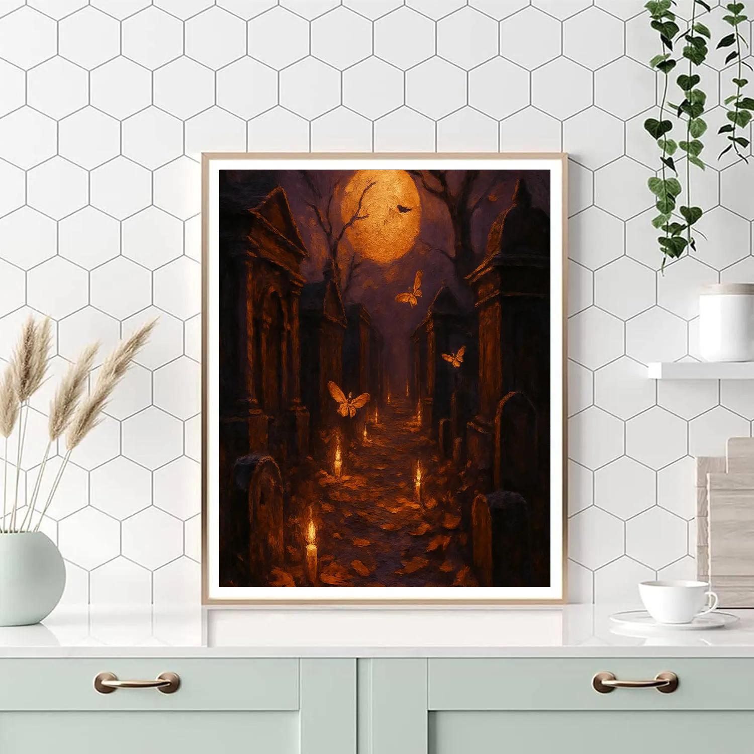 Glimmering Graveyard Alley paint by color