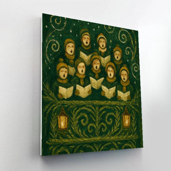 Pine Lantern Choir Loft Painting by numbers kit
