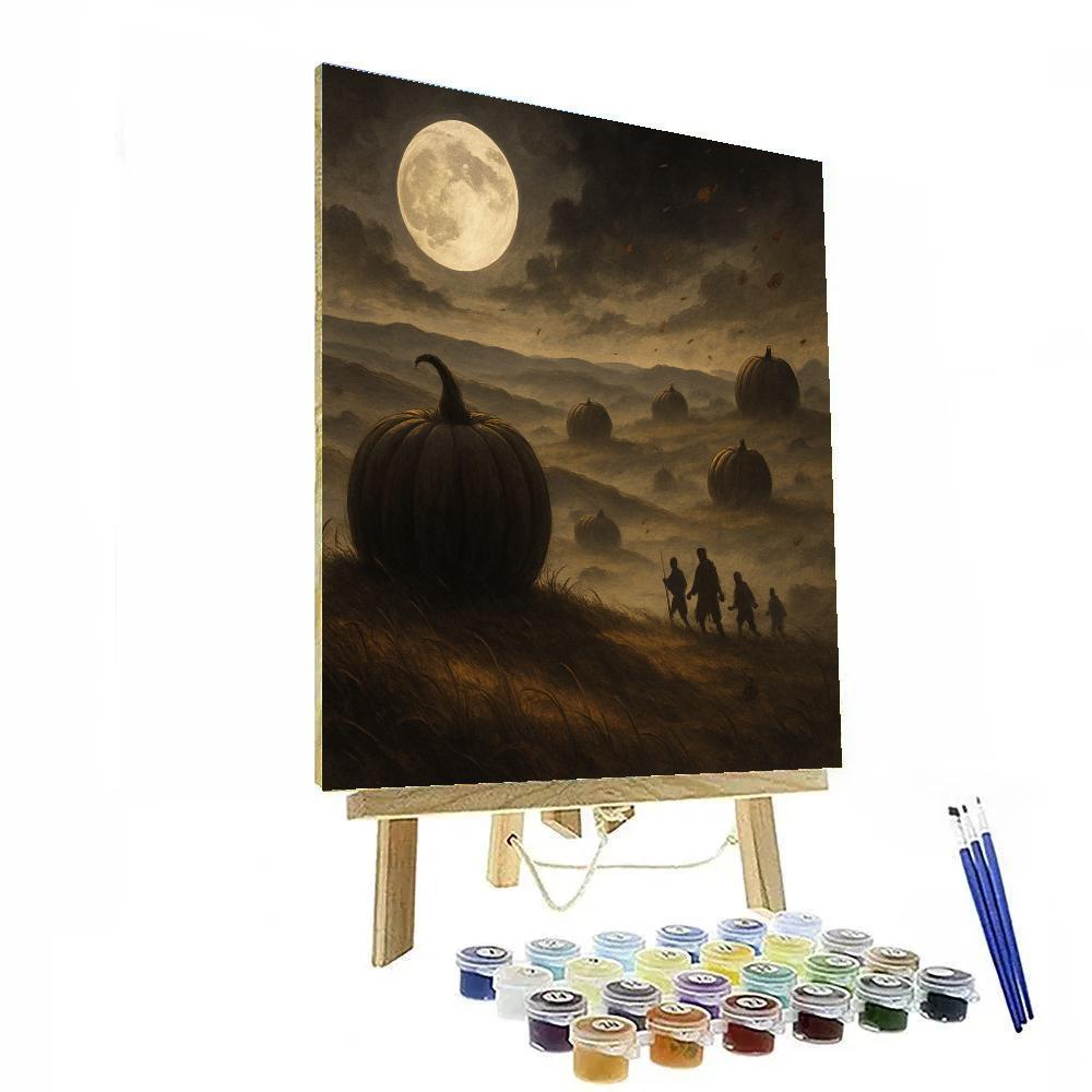 Moonshadow Pumpkin Steppes paint by color