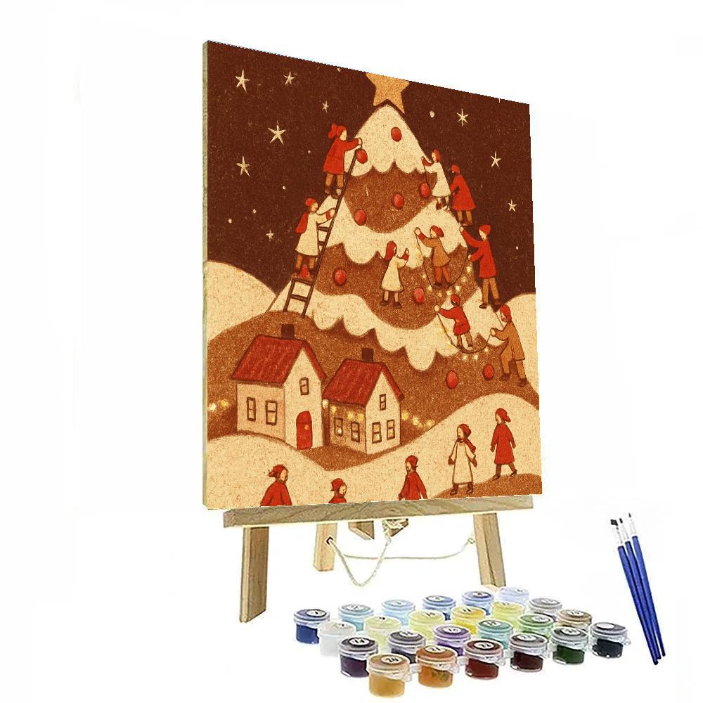 Fabled Ginger Fir Hill Paint by numbers kits