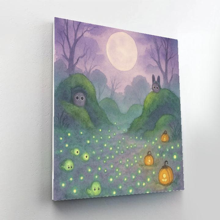 The Glowworm Glen painting number kit