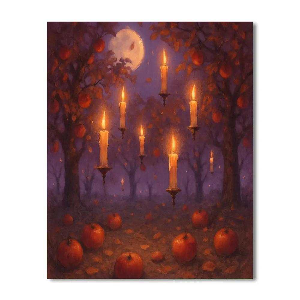 The Orchard Of Floating Candles Paint by numbers art