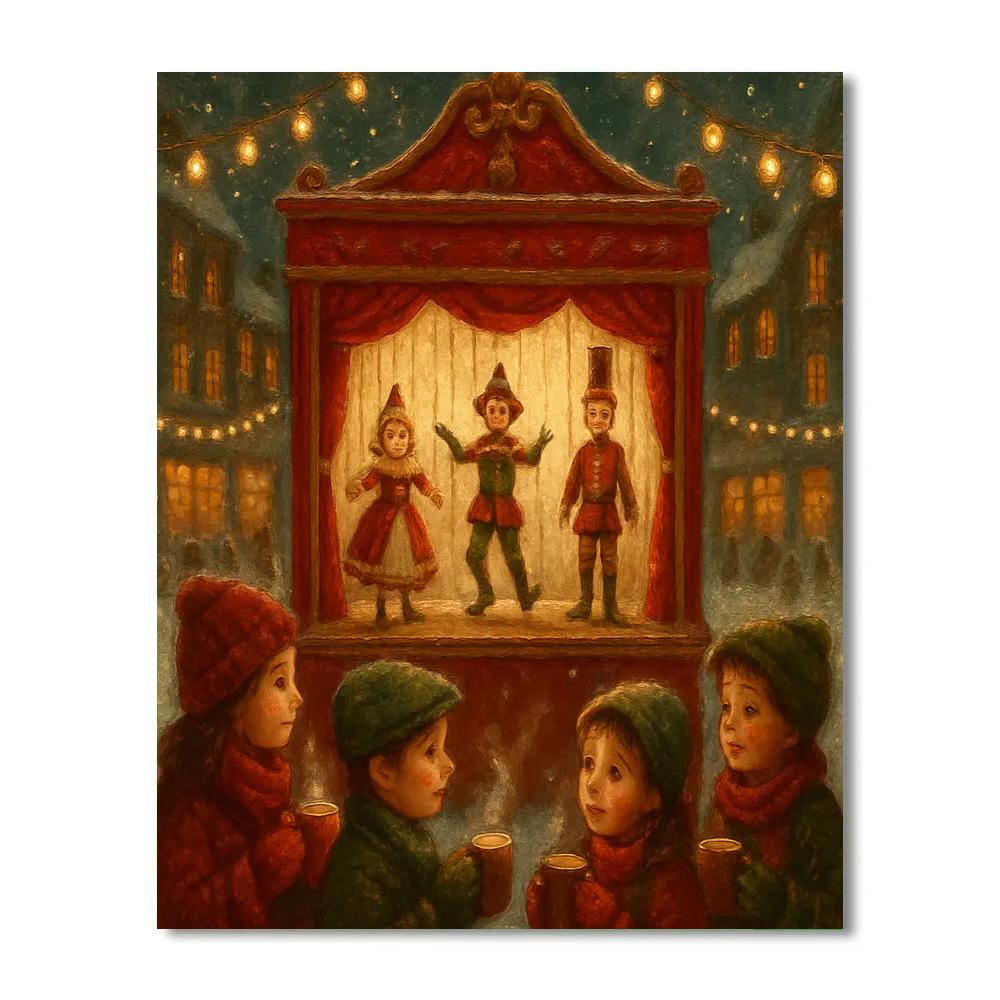 Puppet Theater Holiday Tale paint by color
