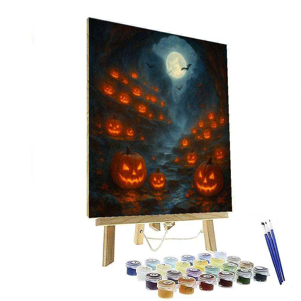 The Lantern Grotto Of Echoes Numbered painting kits