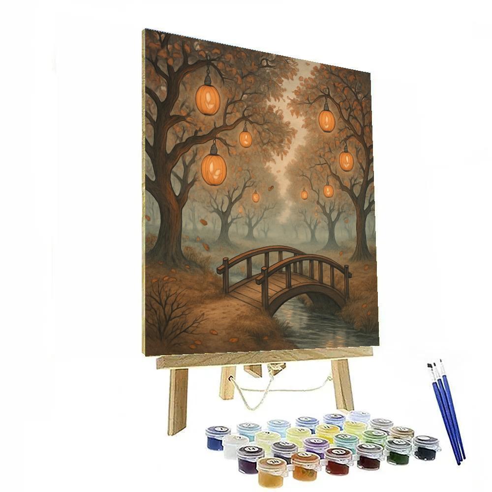 The Orchard Of Sleepy Lanterns paint by numbers