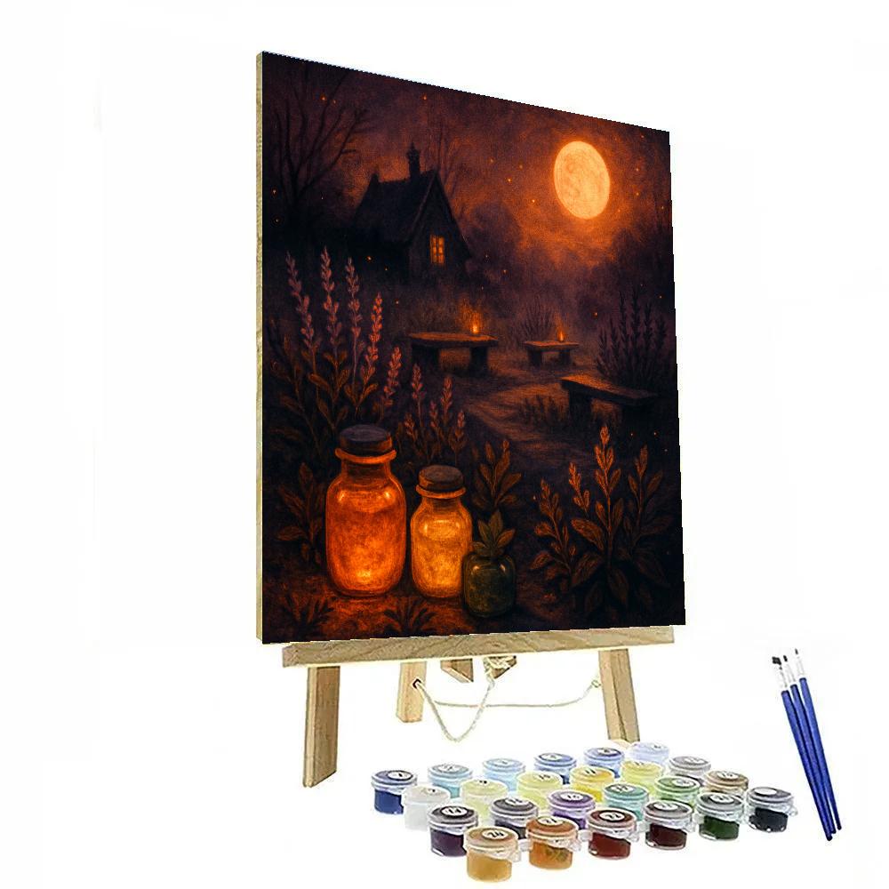 The Night Herb Garden paint by number