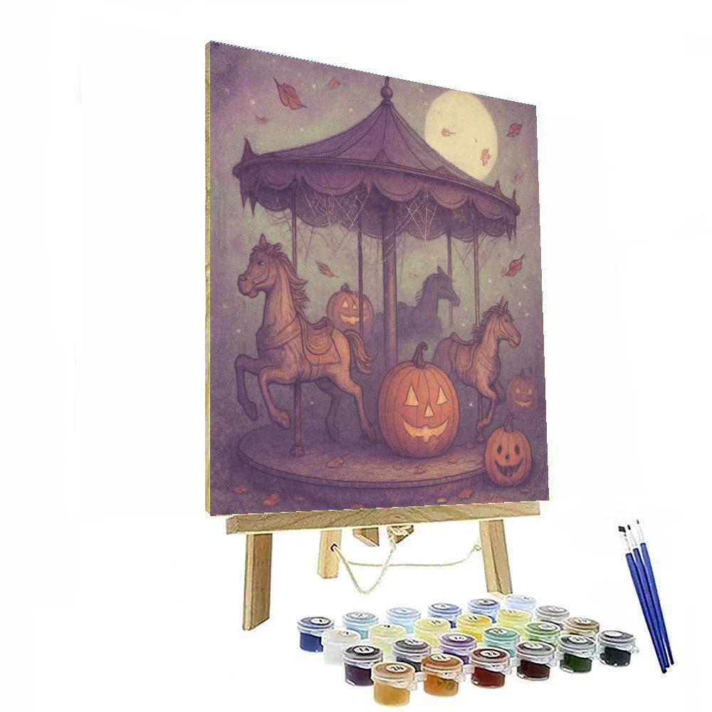 The Hollows Stone Carousel painting number kit
