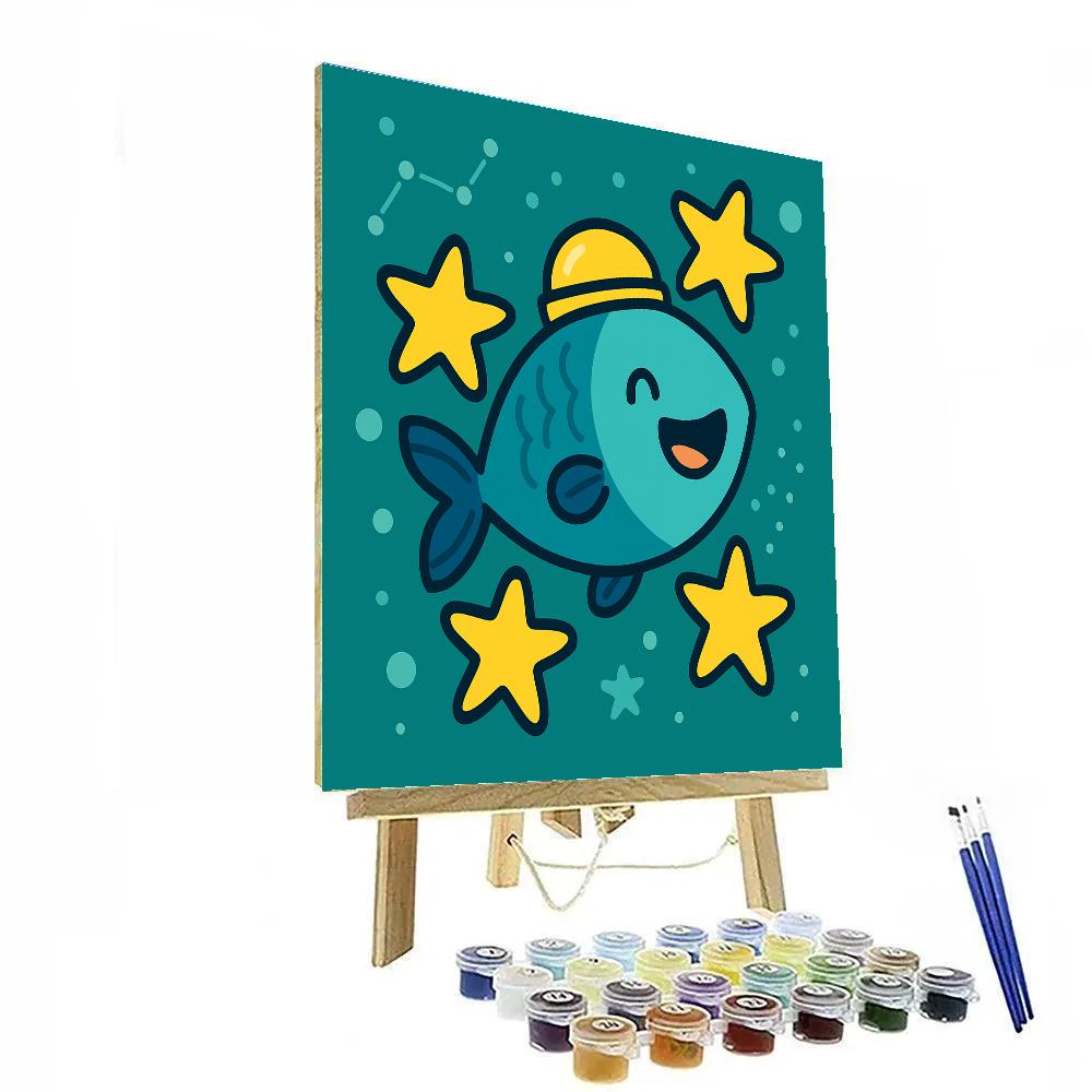 Stargazer Explorer Fish paint by color