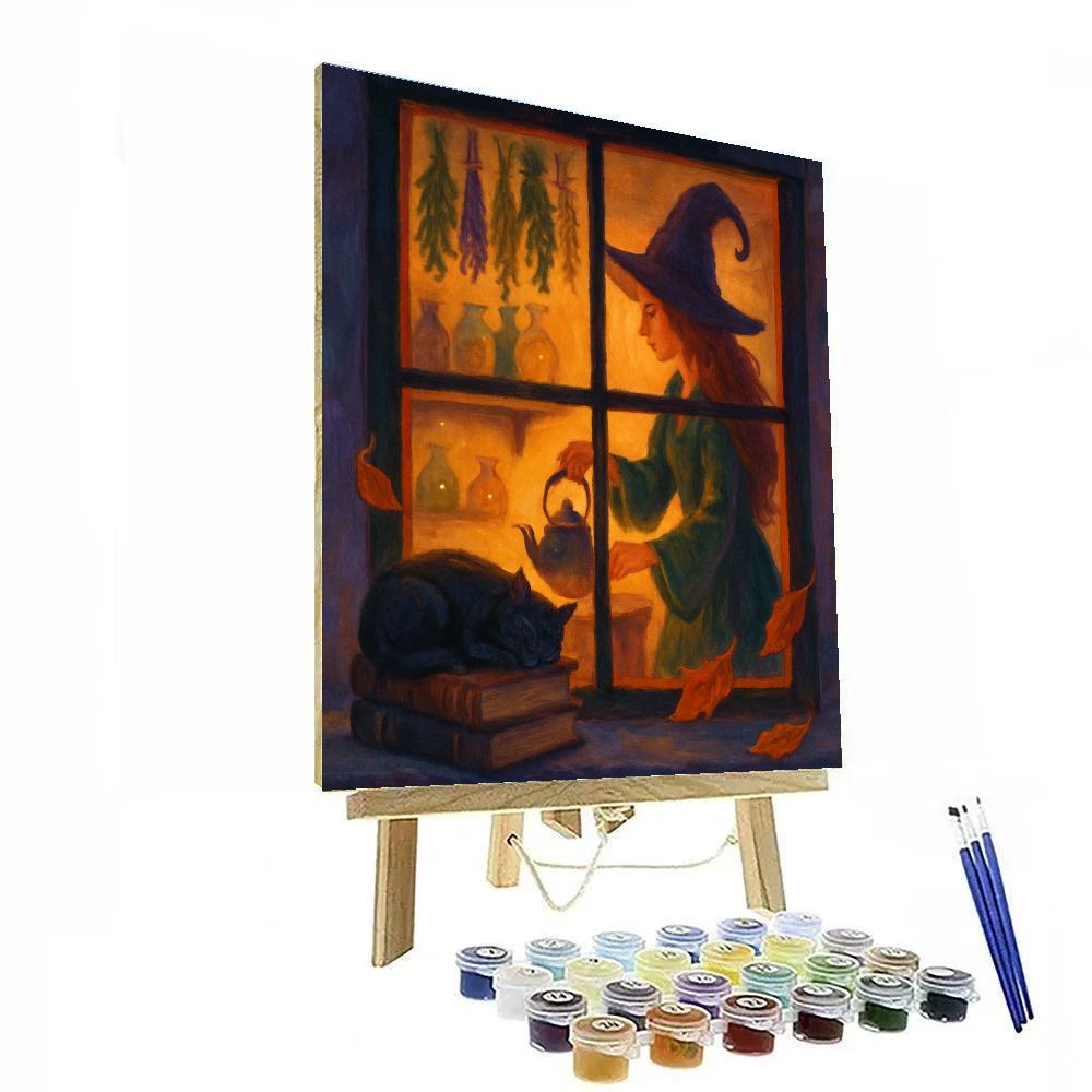 Cozy Witchs Kitchen Window paint by color