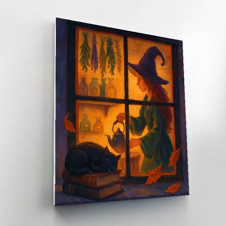 Cozy Witchs Kitchen Window paint by color