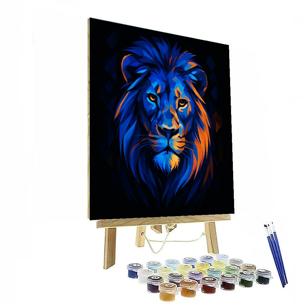 Radiant Lion Core Paint by numbers kits