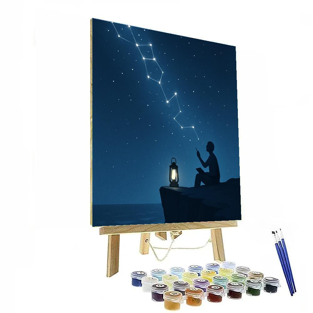 Inspire Constellation Cascade Paint by numbers art