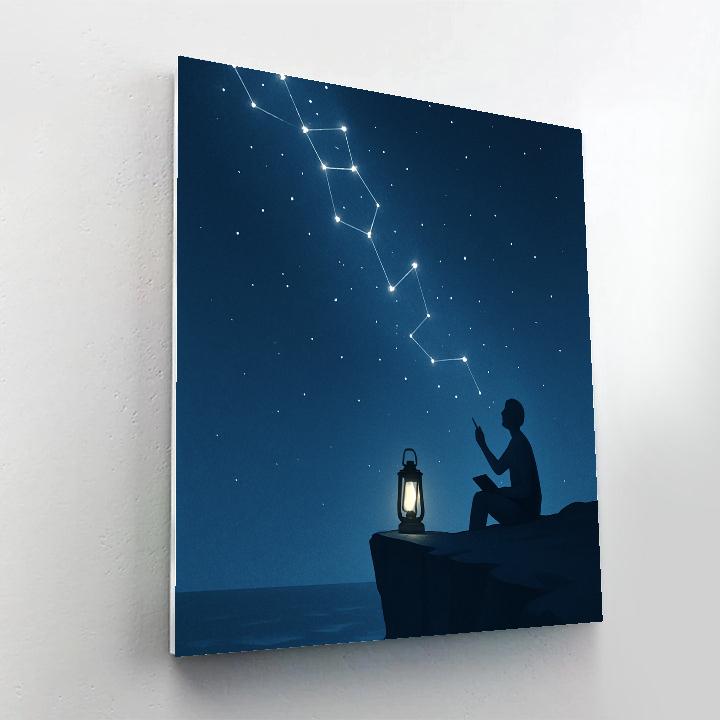 Inspire Constellation Cascade Paint by numbers art