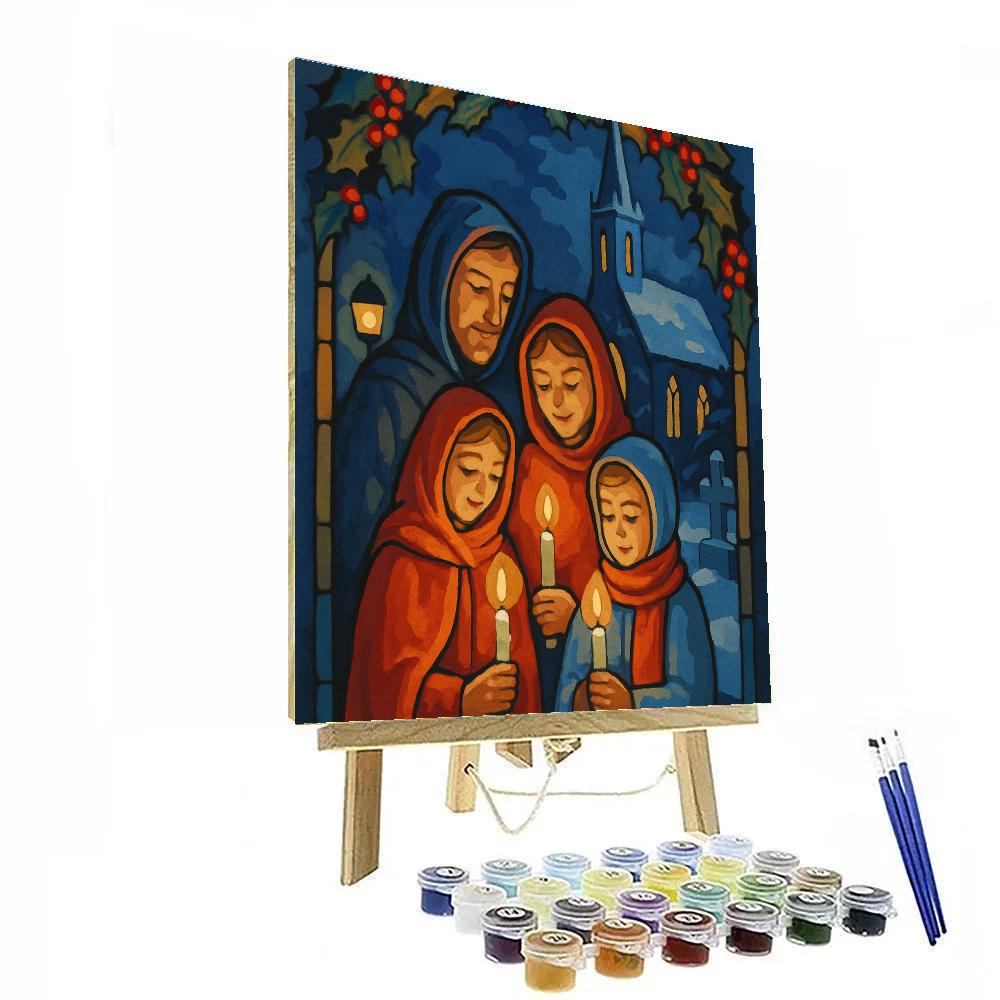 Midnight Snow Blessing paint by color