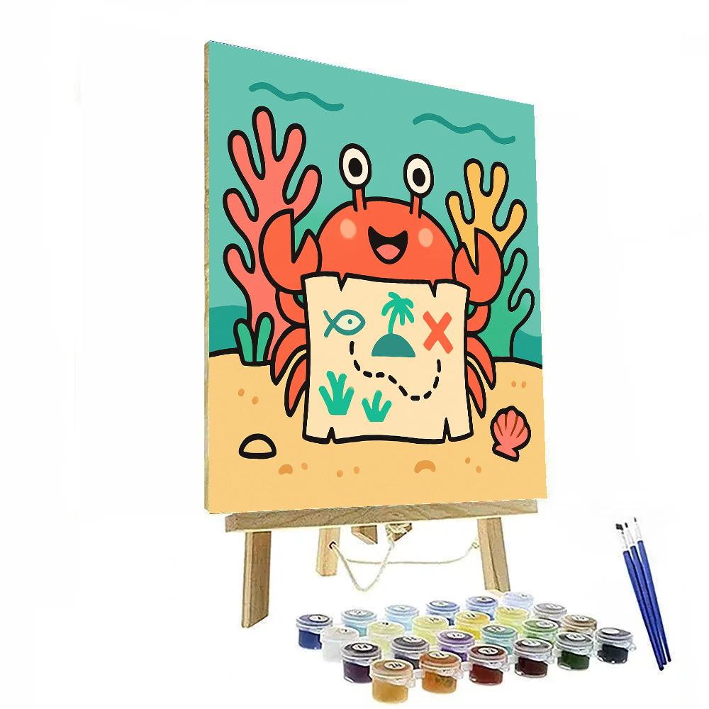 Coral Map Adventure Explorer Paint by numbers kits