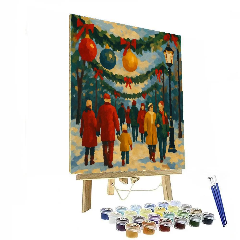 Ornaments On The Lane Paint by numbers kits
