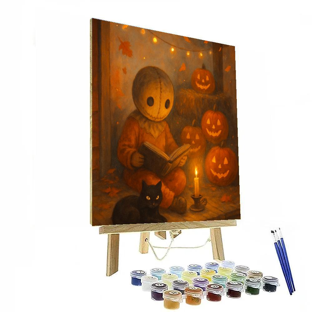 Autumn Porch Storytime Numbered painting kits
