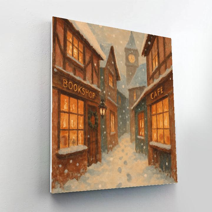 Winter Hearth Alley Number painting