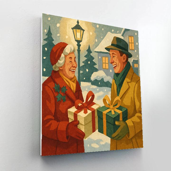 Satin Ribbon Exchange painting number kit