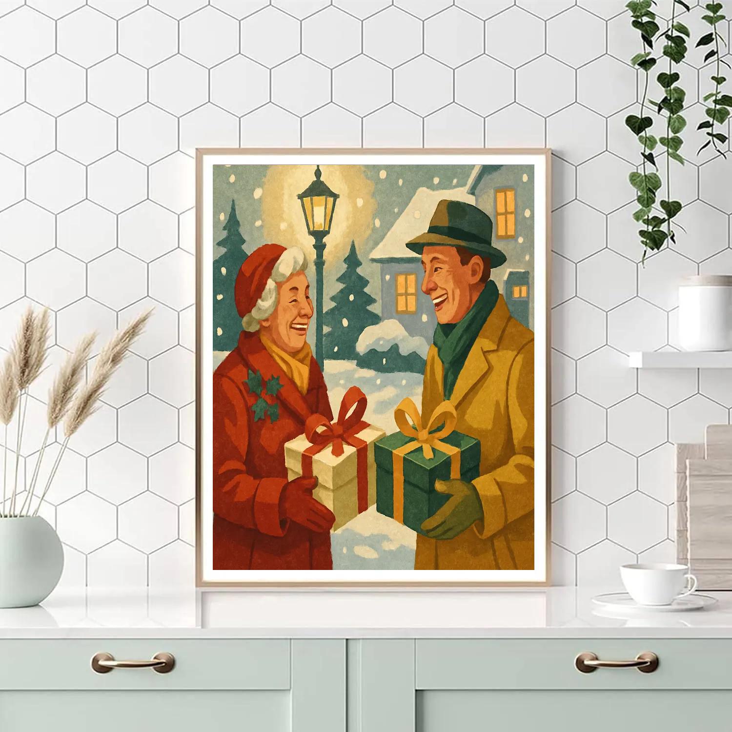 Satin Ribbon Exchange painting number kit
