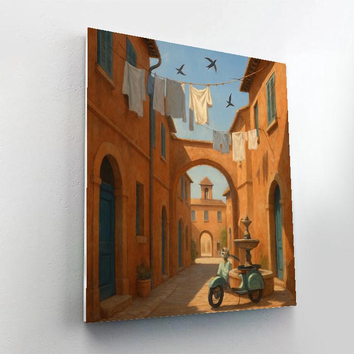 Italy Sunwashed Courtyards Paint by numbers kits
