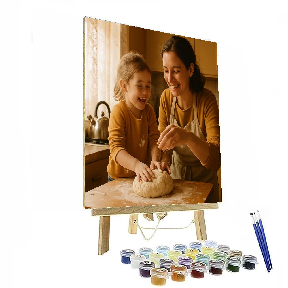 Cooking Together Morning Light DIY paint by numbers