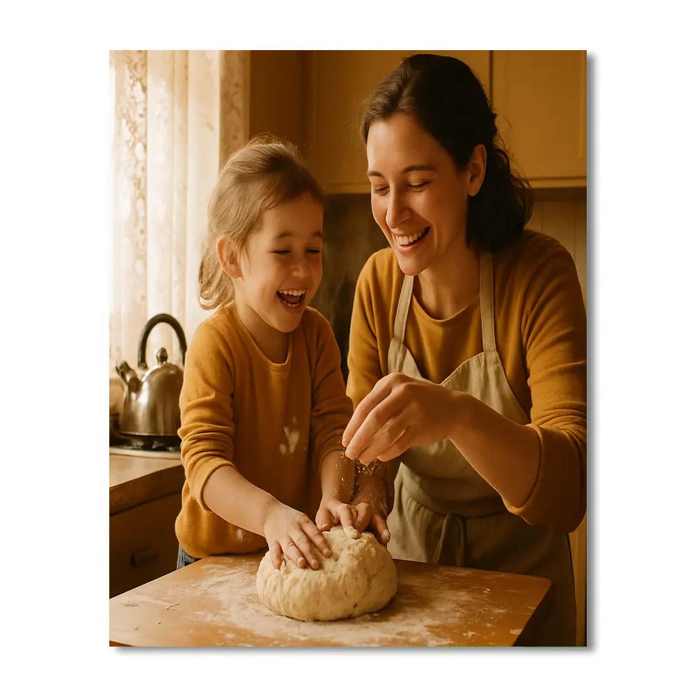 Cooking Together Morning Light DIY paint by numbers