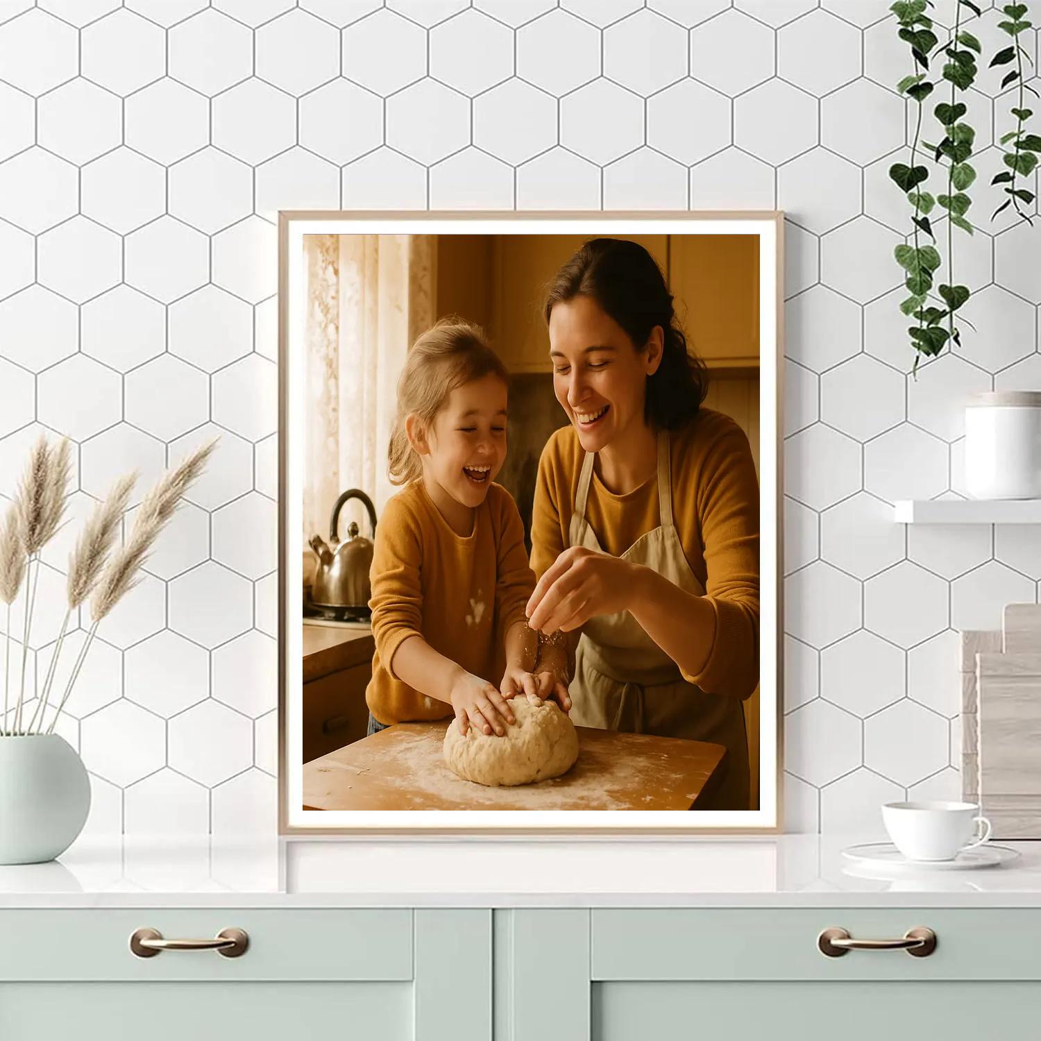 Cooking Together Morning Light DIY paint by numbers
