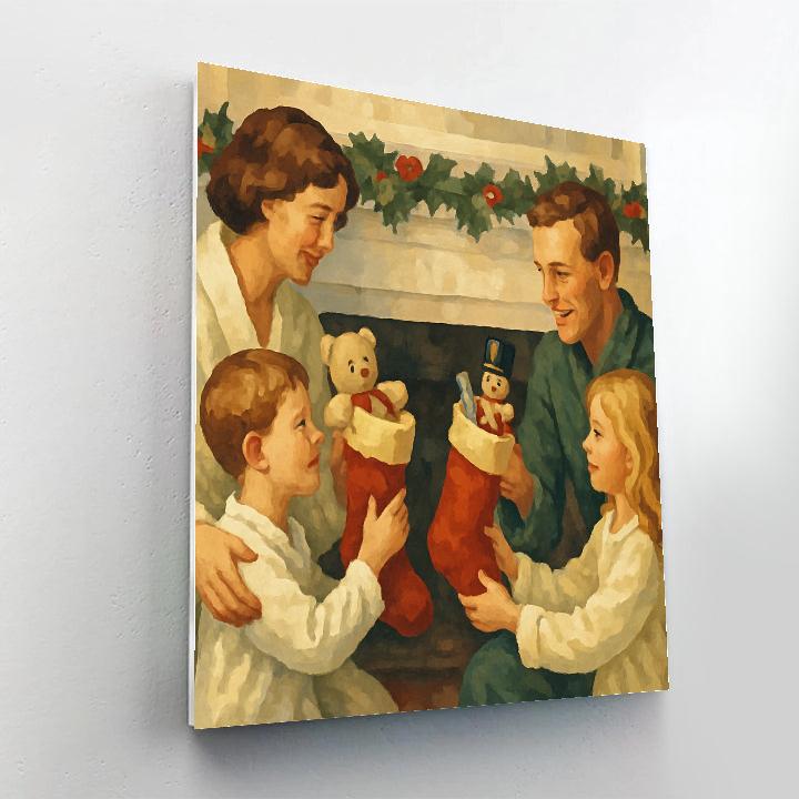 Stocking Exchange Morn paint by number